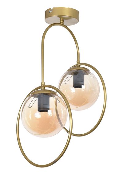 Modavize Simon Modern Living Room - Set of 2 Antique Colored Chandelier for Bedroom and Kitchen
