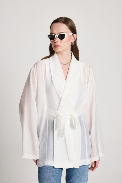 minaaise Lara Kimono Ecru