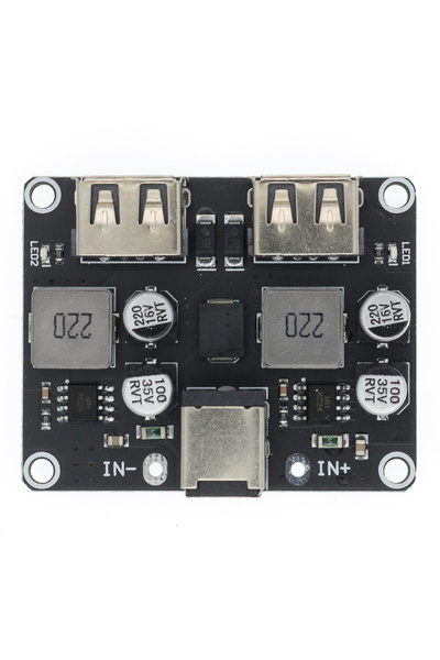 Choice1 محول طاقة USB ثنائي القناة بتقنية الشحن السريع QC3.0 و QC2.0 DC-DC، و...