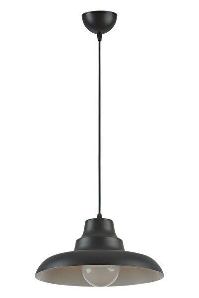 Modavize Carmen Özel Tasarım(30 CM ÇAP) Modern Salon - Mutfak - Cafe Siyah Iç...