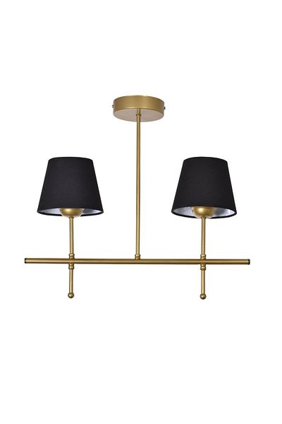 Modavize Modern Design Czechia - 2-Piece Chandelier with Black Head for Living Room, Kitchen, Bedroom