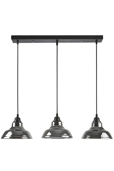 Modavize Dilberay Luxury Living Room - Bedroom and Kitchen Modern 3-Piece Chandelier Set - Smoked