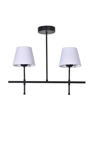 Modavize Modern Design Czechia - Black and White 2-Piece Chandelier for Living Room, Kitchen, Bedroom