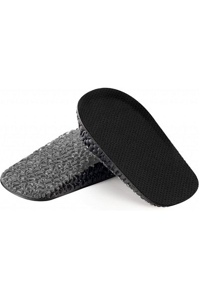 Tanggiteck Set de 2 branțuri interioare pentru încălțăminte Tanggiteck, silicon, gri/negru, 3,5 cm
