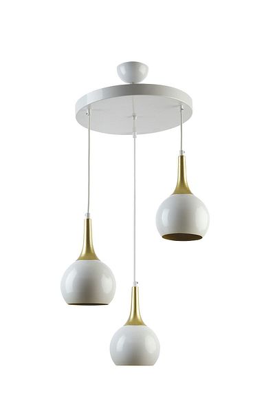 Modavize Bella Modern Living Room - Kitchen Cafe Metal Plated Pendant Lamp Chandelier