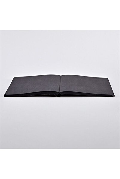 NUUNA Unlined Black Notebook Note White - Black (A5 Premium Paper - 176 Pages)