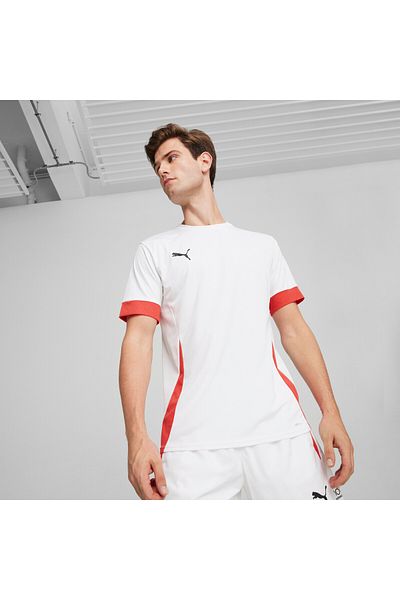 Puma قميص جيرسي فردي للبادل للرجال - أبيض