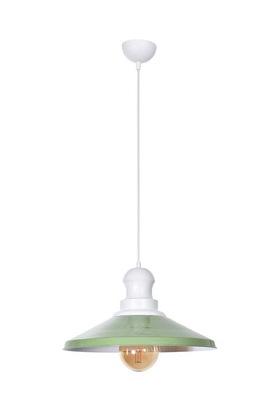 Modavize Afra Green Metal Chandelier - Modern Design, for Living Room and Kitchen, Cafe Kitchen Green Chandelier (Diameter 36 cm)