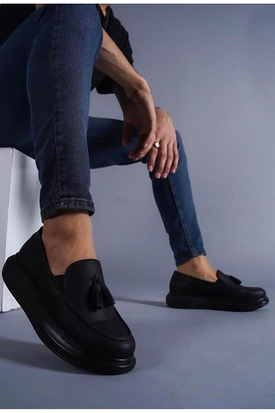 Byshoes Knack Daily Sports Classic Shoes 818 Black (Black Sole)