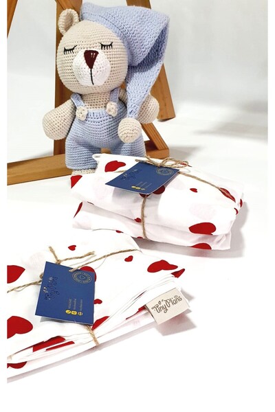 tiny plans Elastic Baby Bed Sheet - Pillowcase Set 90X180 cm