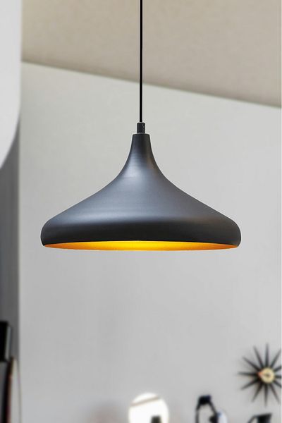 Modavize Nil Special Design - Modern Living Room Cafe Kitchen Bedroom Black Gold Single Pendant Lamp Chandelier