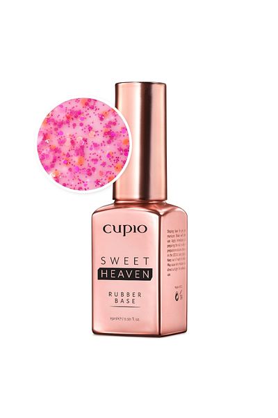 Cupio Rubber Base Sweet Heaven - Euphoric Pink 15ml