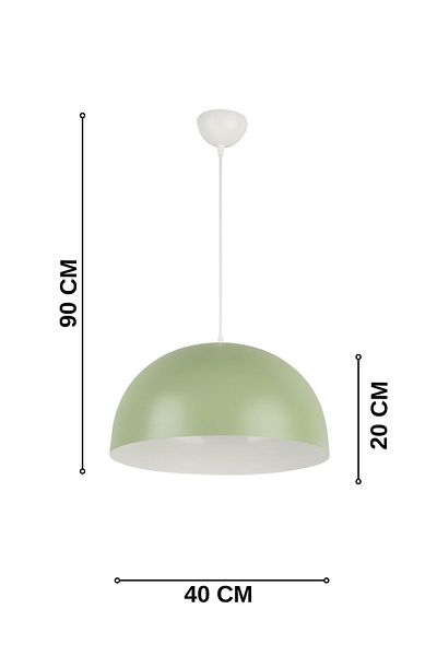 Modavize Togo Special Design Modern Living Room Kitchen Cafe Children's Room Metal Green Interior White Single Pendant Lamp Chandelier