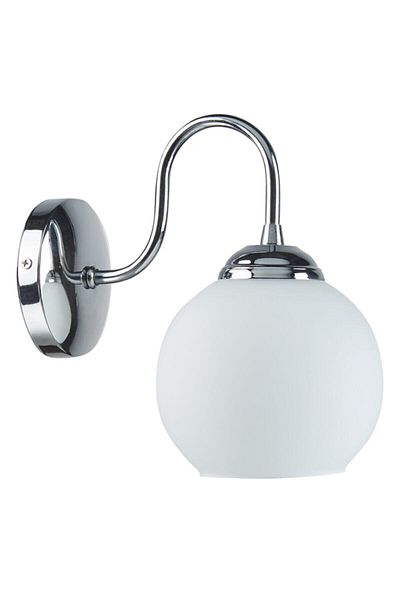 Modavize Clover Living Room - Kitchen - Cafe Chrome Modern Glass Sconce
