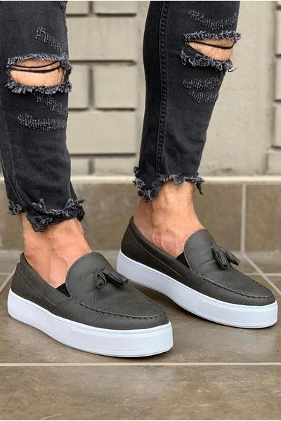 Byshoes Knack Daily Sports Classic Shoes 717 Gray