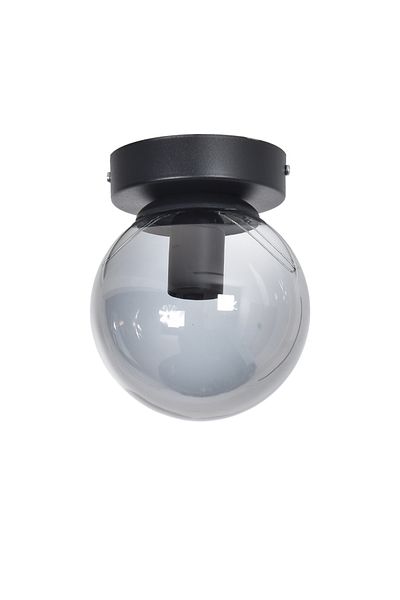 Modavize Çaça Modern Living Room - Black Ceiling with White Glass - Glop Plofonyer Chandelier