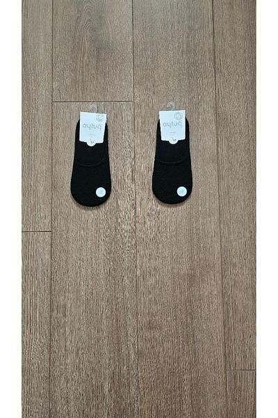 Aytuğ Aytuğ 2 Pairs Women's Bamboo Group Summer Season Combed Cotton (Black) Ballerina Socks - 34319-2
