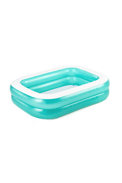 BESTWAY مسبح عائلي مستطيل أزرق 201×150×51 سم - 26-54005