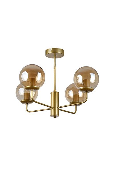 Modavize Lapis Modern Design - Set of 4 Antique Colored Honey Glass Beds