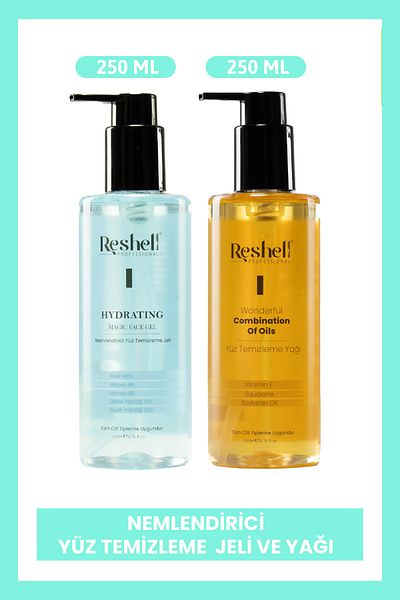 Reshell Moisturizing Facial Cleansing Gel and Oil