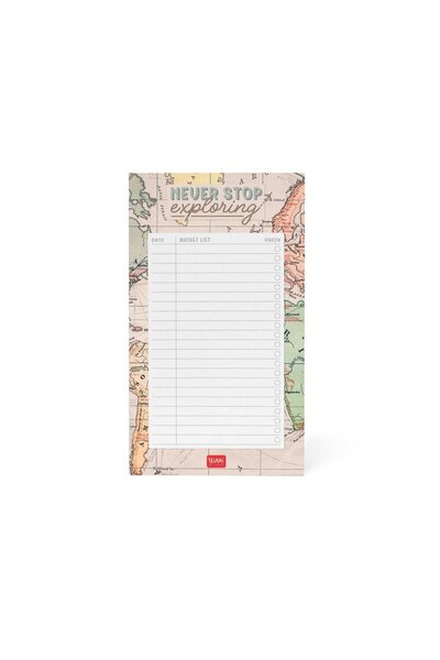 Legami Notepad Paper Thoughts Travel Theme