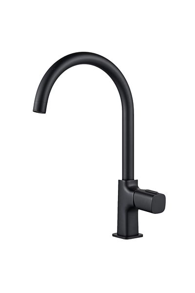 Creavit Alfa Matte - Black Kitchen Fixture