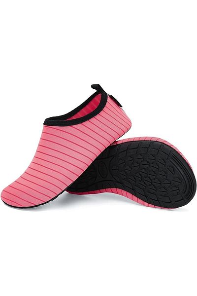 SAGUARO Papuci unisex Saguaro, poliester/elastan/cauciuc, roz/negru, mărimea 46/47