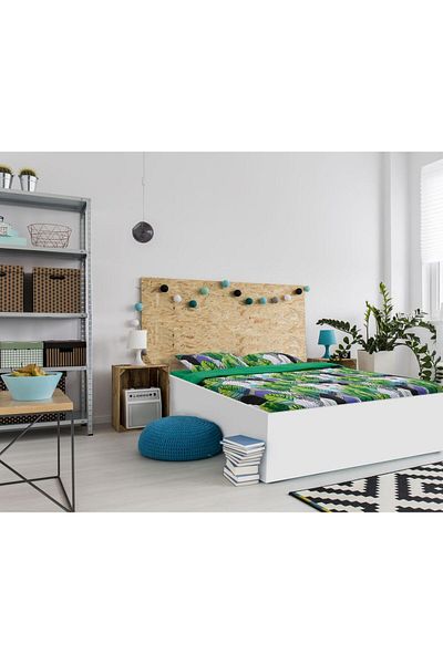Heinner Double bed linen, 4 pieces, 100% cotton, density 132TC, Zan model