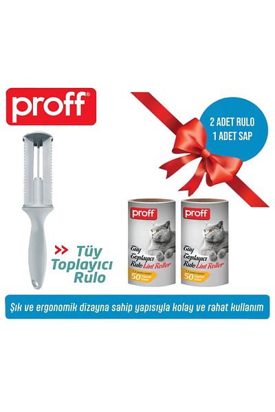 Proff Lint Collector 2 Spare Roller Apparatus (2X50 = 100 Sheets)