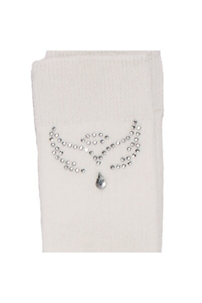 bebegen Дівчача білосніжна шкарпетка з камінцями на зап'ястку та крилами ангела