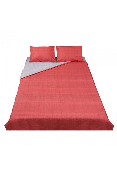 Heinner Double bed linen, 100% cotton, Density 144TC, Brick