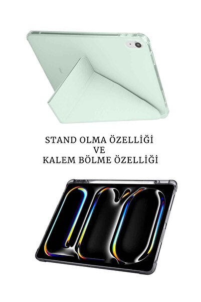 Fuchsia iPad Air 11" A3270 A3271 A2899 A2903 M3 M2 Chip Compatible Tablet Case Tablet Pen and Screen Protector