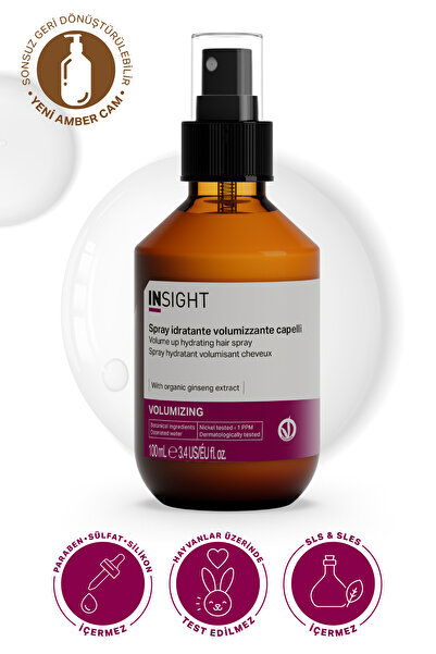 Insight İnce Telli ve Hacimsiz Saçlar için Hacim Veren Sprey 100 ml.