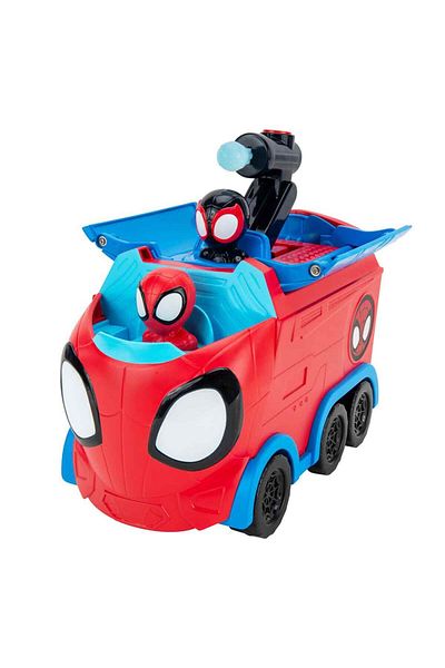 SECTOYS Spidey Deluxe Transforming Tanker 3in1 Spidey Deluxe Transforming Tanker Extracts Spidey Figures from Inside