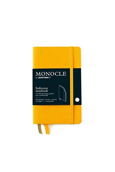 Leuchtturm1917 x Monocle Limited Edition Defter A6, Yumuşak Kapak, 128 Noktalı Sayfa Yellow 363368