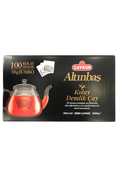 Çaykur Altınbaş Klasik Kolay Demlik 30 gr 100 lü Jumbo Koli (3 kg)