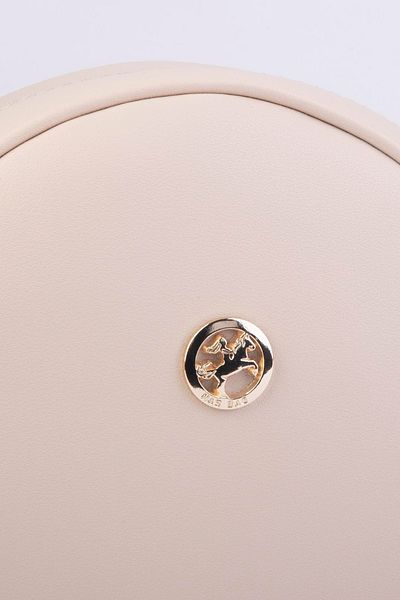 Nas Bag Geantă de vară ovală rotundă pentru femei - Cream Luna