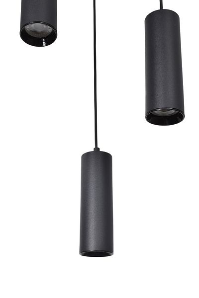 Modavize Spotline Modern Design - Living Room and Bedroom - Black 3-Piece Spot Pendant Chandelier
