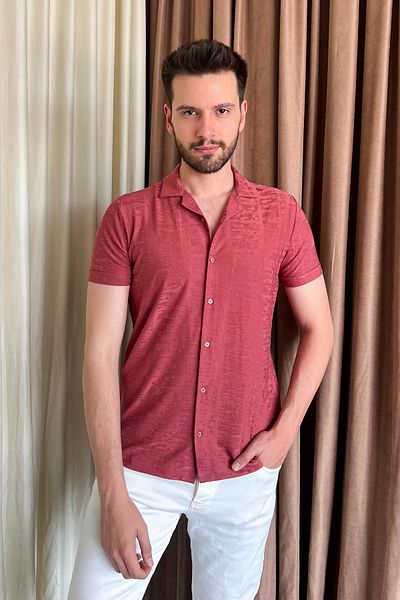 ModaPlaza Men's Apache Shirt 3181