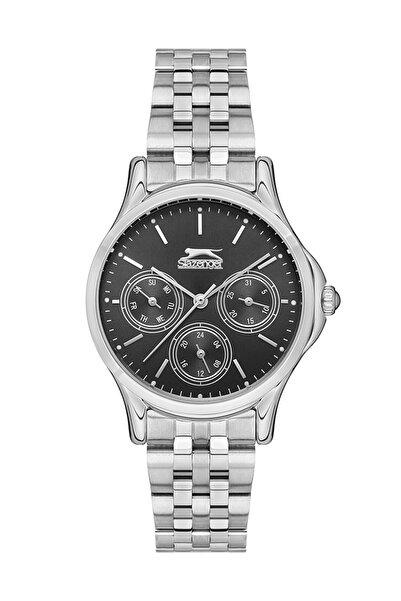 Slazenger ساعة للجنسين متعددة الوظائف بمينا أسود - SL.9.6569.4.01