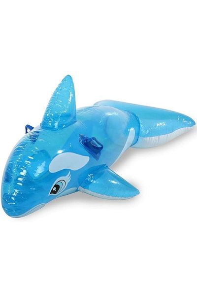 Intex Lil Whale Ride-on Floating Raft, Blue