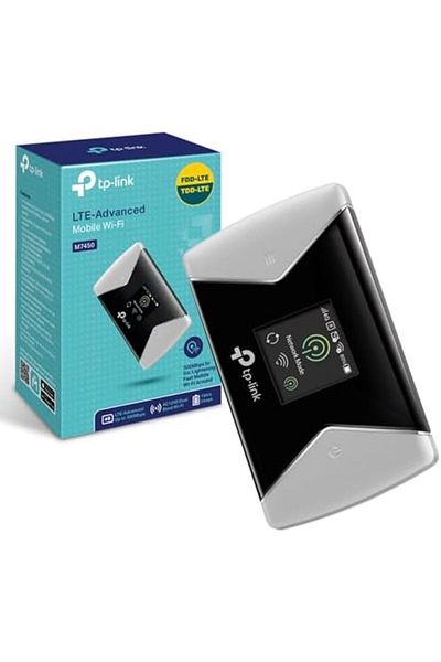 TP-LINK M7450 4G+ MiFi, Portable Travel Wi-Fi, SD Card Slot, Unlocked LTE-Advanced Cat6 Mobile Wi-Fi