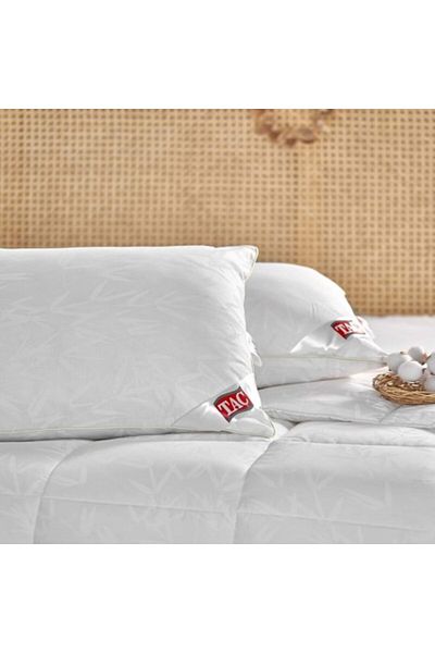 Taç Bamboo Pillow 50x70cm, Tac, White