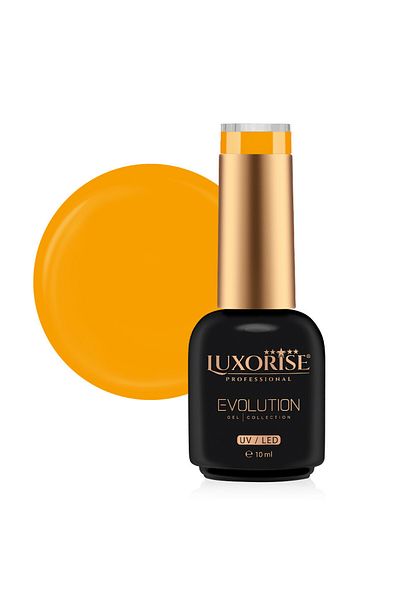 LUXORISE Oja semipermanentă Evolution, Neon Obsession - Blaze Orange 10ml