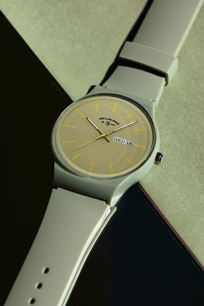 Aqua Di Polo 1987 APWR031804 ساعة يد سيليكون خضراء للجنسين