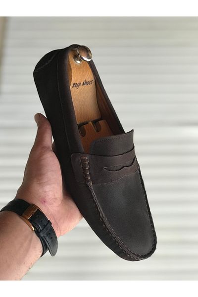 Zegeshoes New Season Genuine Leather Daily Loafer Insert Rok