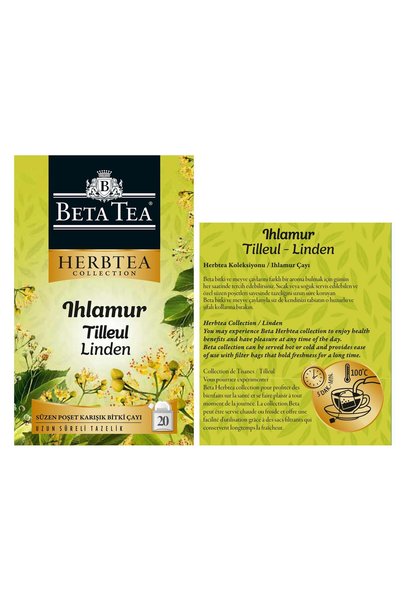 Beta Ihlamur Çayı 20 Adet - Herbtea Collection