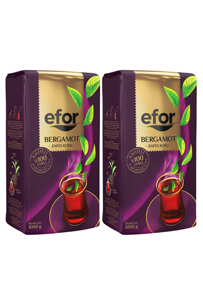 Efor Efor Bergamot Aromalı Çay 1kg. 2'li Set