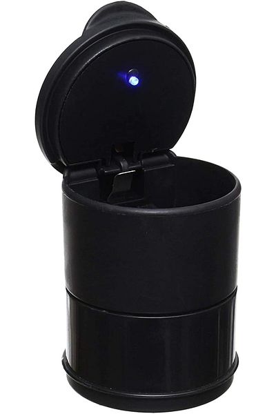 Generic Car Ashtray With Light - Black
