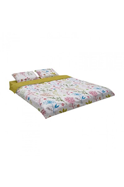 Heinner Double bed linen, 4 pieces, microfiber, 200x220 cm, Flowers pattern